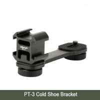 Ulanzi PT-3 Metal Extension Bar 3 Cold Shoe Mounts for Zhiyun Smooth 4/DJI OSMO/Vimble 2 Gimbal LED Light BY-MM1 Microphone