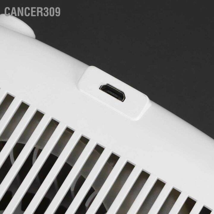 cancer309-พัดลมไร้ใบพัด-พร้อมไฟ-ขนาดเล็ก-แบบพกพา-ชาร์จ-usb-สีขาว-สําหรับบ้าน-สํานักงาน-fx