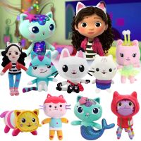 【CC】 New Gabby Dollhouse Cartoon Stuffed Animals Smiling Car Gaby Dolls Kids Gifts