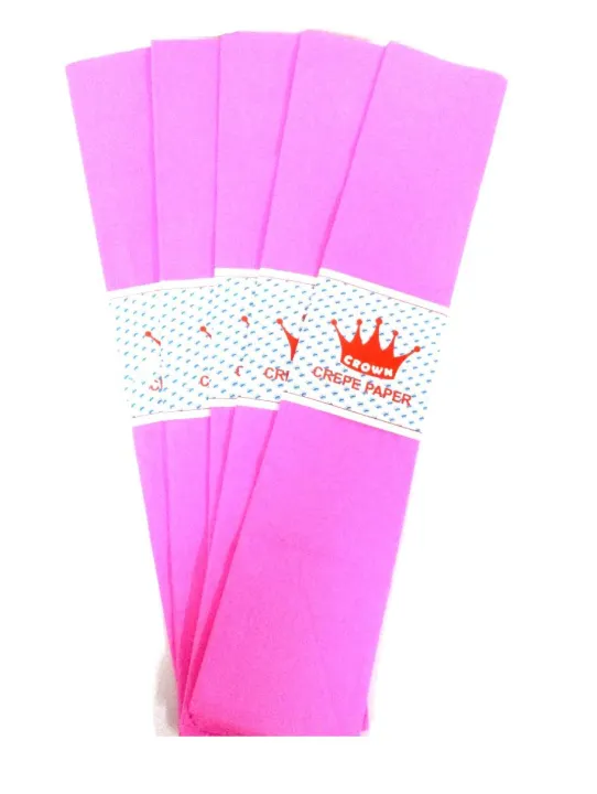 5 Crumpled Colored paper Crepe Paper Size 50cm x 180cm Lazada PH