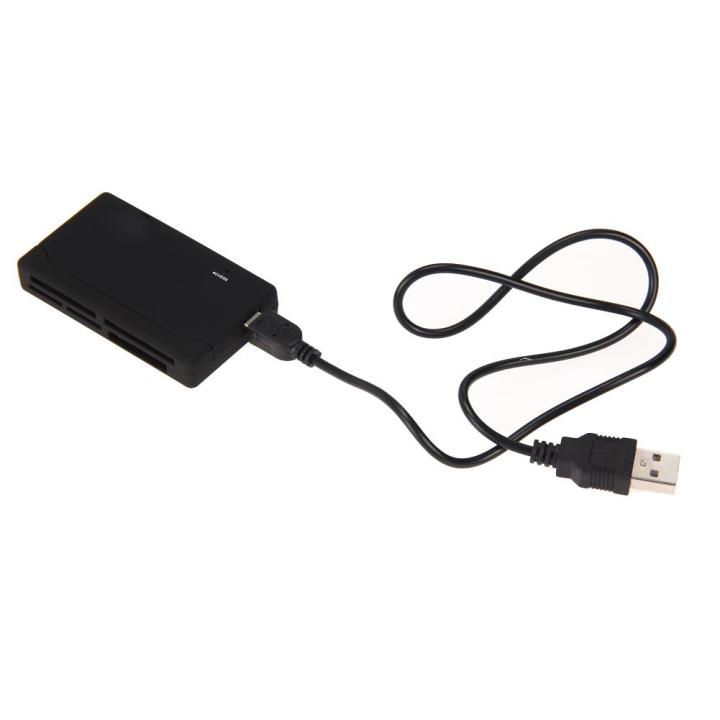 black-all-in-one-memory-card-reader-usb-external-card-reader-sd-sdhc-mini-micro-m2-mmc-xd-cf-adapter