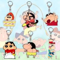 YT Crayon Shin-chan Anime Keyring Keychain Acrylic Bag Pendent Anime Keyring Ranking of Kings Key Chain Fashion Accessories Gifts TY