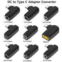 Charger Laptop อเนกประสงค์65W 100W DC เป็น USB ประเภท C PD ทริกเกอร์ขั้วต่ออะแดปเตอร์ไฟแปลงสำหรับ MacBook Samsung Xiaomi