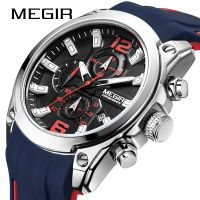 Cross-border Megs MEGIR watch multi-function timing movement watches men quartz watch 2063 ☌