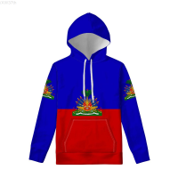 New Haitian Pullover Free Custom Name Number Haitian Sweater National Flag Ht French Word Haitian Academy Printed Clothing Image popular