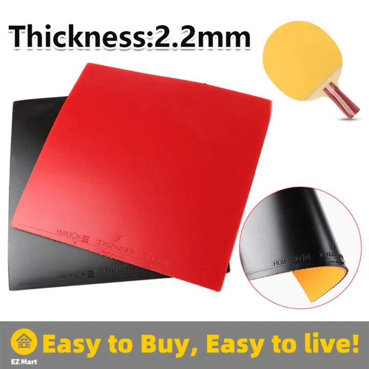 Table Tennis Racket Rubber Sheet Pimples in With 2.2mm Thickness Sponge ...