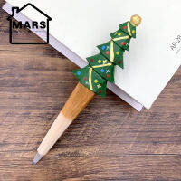 MARS Wood Carved Cartoon Animal Ballpoint Pen Cute Christmas Theme Styling Gel Pen Refillable Pen For Animal Lovers