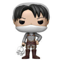 จัดส่งที่รวดเร็วโจมตีบนไททันทำความสะอาด Levi 239 Funko Pop รูปการกระทำของเล่นสำหรับเด็กเล่นสะสมของขวัญวันเกิดสำหรับเด็ก