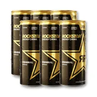 ร็อคสตาร์ รสออริจินัล 245 มล. x 6 กระป๋อง - Rockstar Original Energy Drink 245 ml x 6 cans