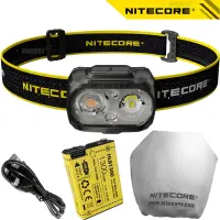 Nitecore UT27ฟิวชั่นลำแสงคู่ยอด XP-G3ไฟหน้ารถมอเตอร์ไซค์แบบ LED S3ไฟส่องทางติดศรีษะสำหรับนักวิ่งกลางแจ้ง + HBL-1300แบบชาร์จไฟได้