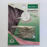 Newey Straight Pins 26mm / เข็มหัวตะปูขนาด 26 มิลลิเมตร แบรนด์ Newey (แบรนด์ในเครือ Prym Germany) (N32004)