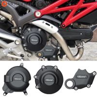 สำหรับ Ducati 696มอนสเตอร์2008-2014ป้องกันเครื่องยนต์มอนสเตอร์796 2011-2015สำหรับ GB เคสแข่งรถมอนสเตอร์1100 2012-2013ที่ครอบเครื่องยนต์