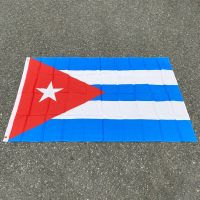 Free Shipping aerlxembrae 3x5ft Polyester cuba Flag Country Indoor Outdoor Banner Home decoration