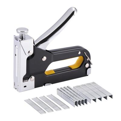 Heavy เล็บมือเครื่องเย็บเฟอร์นิเจอร์สำหรับกระดาษกรอบหน้าต่างฟรี 600 PC Staples ไม้ทำงาน Tacker เครื่องมือ Woodworking stapler tools
