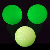 Glow In The Dark Golf Balls Fluorescent Luminous Green Light Glowing Golf Ball for Night Sports Practice Club Gift golf balls