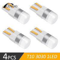 Super Bright 3030 SMD T10 LED W5W รถยนต์โดมแสงอัตโนมัติล้างสต๊อกโคมไฟอ่านหนังสือ12ยานพาหนะประตูหลอดไฟอุปกรณ์เสริมสีขาว6000K 4ชิ้น