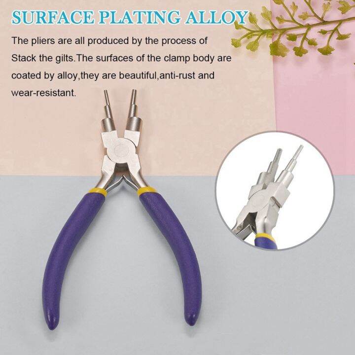 4pcs-set-wire-wrapping-tool-diy-jewelry-making-tool-with-10-size-loops-round-nose-pliers-steel-wire-for-diy-jewelry-making