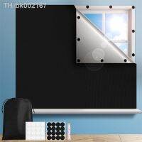 ❐✽ 100 Removable Light Blocking Darkest Window Cloth DIY Total Blackout Glass Privacy Darkening Window Tint Black Window Sticker