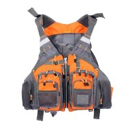 MOONBIFFY  life vest life jacket fishing outdoor sport flying  men respiratory jacket safety vest survival utility vest  Life Jackets