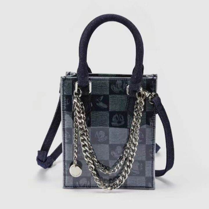 ur-felix-the-cat-series-womens-bag-2022-summer-new-retro-denim-fashion-trendy-chain-shoulder-handbag