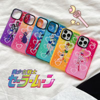 《KIKI》CASE.TIFY Sailor Moon Air cushion protection Phone Case for iphone 14 14Plus 14pro 14promax 13 13pro 13promax 12 12pro 12promax cute for iphone 11 11pro 11promax x xr xsmax Cartoon phone case cute INS style popular girl phone case 6 colors