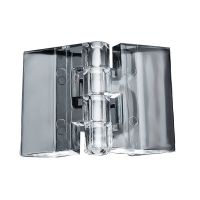 Transparent acrylic hinge package mail organic glass diy page folding crystal handle hinges plastic hinge