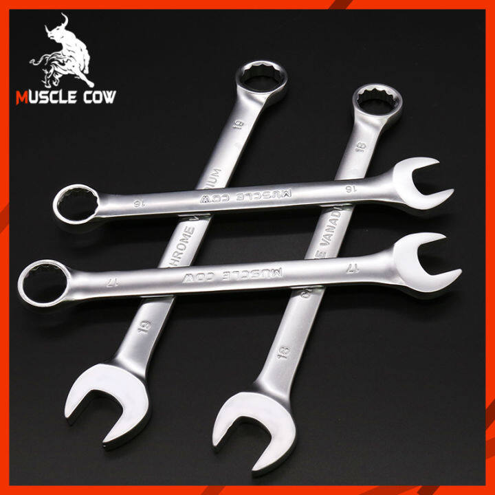 ประแจแหวนข้างปากตาย-ตัวเดี่ยว-ขนาด-8-22-มม-combination-wrench-ประแจรวม-แหวนข้างปากตาย-ปากตายแหวนข้าง-ประแจปากตายข้าง-แหวนข้าง-ปากตายแหวน