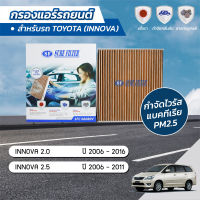 กรองแอร์ กรองแอร์รถยนต์ กรองแอร์อินโนว่า โตโยต้า อินโนว่า TOYOTA INNOVA 2.0 / 2.5 ปี 2006-2016 ยี่ห้อ ชัวร์ฟิลเตอร์ SFC 06080V