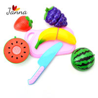 Janna 1 Set Simulation Fruit Desperately Cut Fruits Toys for Children Kitchen Play Sets