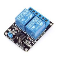 2 Channel Relay Module With Optocoupler Low Trigger 5V