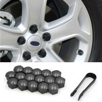 17mm 20 Pieces Car Wheel Nut Caps Protection Covers Caps Anti-Rust Auto Hub Screw Cover Car Tyre Nut Bolt Exterior Decoration Nails  Screws Fasteners