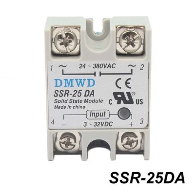 【❖New Hot❖】 ge417477043706069 โซลิดสเตทรีเลย์ Ssr-25da Ssr-10da Ssr-40da 25a 40a จริง3-32V Dc ไป24-380V Ac Ssr 10da 25da 40da Dmwd ใหม่