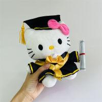 ใหม่ Sanrio อะนิเมะ Hello Graduation Season Melody Plush ของเล่น Kawaii Soft Stufffed ตุ๊กตาตกแต่งห้องของเล่นสำหรับของขวัญเด็ก