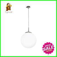 ไฟช่อ EGLO RONDO 85263 แก้ว สีขาว/โครม 1 หัวPENDANT LAMP EGLO RONDO 85263 GLASS WHITE/CHROME 1-LIGHT **ราคาดีที่สุด**