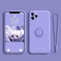 [Hot] Original Liquid เคสซิลิโคนสำหรับ OPPO Reno 8 6 4 5 Pro 3ผู้ถือแหวนสายคล้องคอ OPPO Reno6ค้นหา X3 X5 Pro Iqoo Neo 6กรณีเคสและซองมือถือ