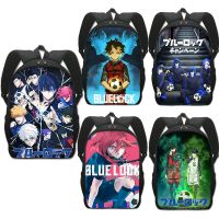 【jw】❖﹍  Anime Lock Michael Print Mochila para Homens e Mulheres Mochilas de Futebol Viagem Mochilas Laptop Presente Moda