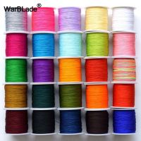 hot【cw】 100M/Spool 0.8mm 1mm 1.5mm 2mm Cotton Cord Thread String Beading Braided Jewelry Making