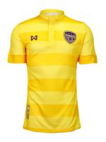 WARRIX เสื้อฟุตบอลพิมพ์ริ้ว สโมสรบีซีซี FC WA-16BCFC-50M-เหลือง-YY