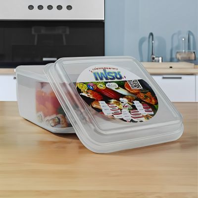 กล่องถนอมอาหาร กล่องใส่อาหาร  เข้าไมโครเวฟได้ ความจุ 1,100 ml. (1.1 ลิตร) แบรนด์ Daily cookware รุ่น 218-1 food preservation box microwaveable