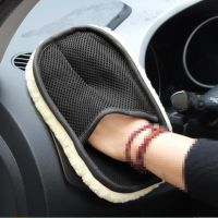 2021ถุงมือทำความสะอาดรถทำความสะอาดรถอุปกรณ์เสริมรถยนต์ใหม่สำหรับ Audi A4 B5 B6 B8 A6 C5 C6 A3 E34 A5 E30รถ