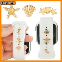 SHENGZU เครื่องประดับสร้อยข้อมือ DIY อุปกรณ์หมุดย้ำ เล็บตกแต่ง อุปกรณ์เสริมสายนาฬิกาข้อมือ สายกีฬาตกแต่ง สายซิลิโคนตกแต่ง