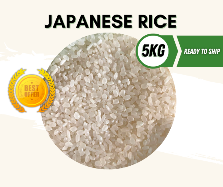 Japanese Short Grain Rice 5KG Perfect for Your Creations Lazada PH