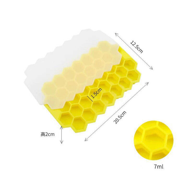 37-ice-cube-molds-ice-cube-tray-removable-ice-cube-tray-ice-cube-tray-with-lid-silicone-small-ice-cube-tray-small-ice-cube-tray-hexagon-ice-cube-tray-37-ice-cube-molds-stackable-ice-cube-molds-honeyco