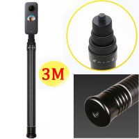 3M Invisible Selfie Stick For Insta360 X3 ONE X2/ONE RS/ONE X GoPro 10 Ultra-Light Carbon Fiber Stick Action Cameras Accessories