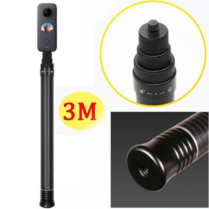 3m-ultra-light-carbon-fiber-stick-for-insta360-x3-one-x2-one-r-one-x-gopro-10-action-camera-accessory-new-invisible-selfie-stick