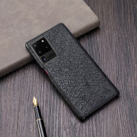 Genuine Leather Phone Case For Samsung Galaxy S22 S21 S10e Note 10 20 Ultra S8 S9 Plus Case Luxury Cowhide Back Cover