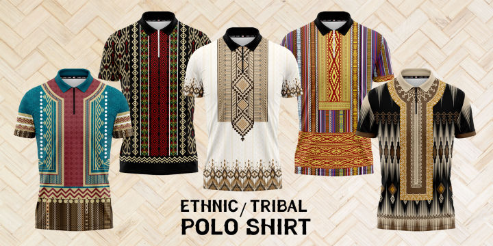 Polo Shirt Philippine Ethnic/Tribal Inspired | Lazada