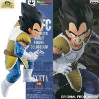 Model โมเดล งานแท้ 100% แมวทอง Banpresto BWFC Dragon Ball Z ดราก้อนบอล แซด World Colosseum Vegeta เบจิต้า Saiyan ซุปเปอร์ไซย่า Figure ฟิกเกอร์ อนิเมะ มังงะ manga