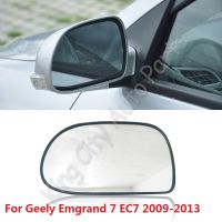 CAPQX สำหรับ Geely Emgrand 7 EC7 2009-2013พร้อมระบบทำความร้อนรถมุมมองกรอบโครเมี่ยมตกแต่งไฟท้าย Cermin Kaca ถอยหลังกระจกมองข้างมองหลังเลนส์