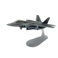 โมเดลเครื่องบินรบ F-22อเมริกันหุ่นอัลลอย1:100ของเล่นของขวัญของสะสม